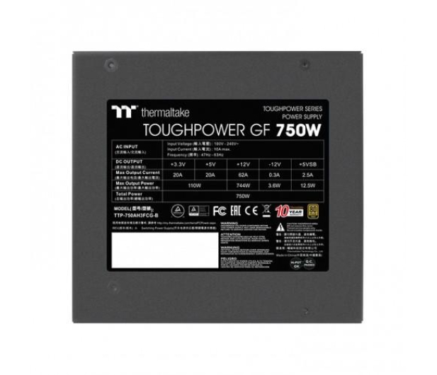 THERMALTAKE ToughPower GF 750W Modular 80+Gold - 662278 - zdjęcie 4